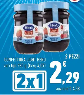Conad Superstore Confettura light HERO offerta