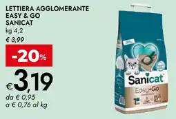 Bennet Lettiera agglomerante easy & go SANICAT offerta