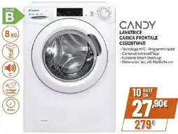Extracoop CANDY LAVATRICE CARICA FRONTALE CSS128TW411 offerta