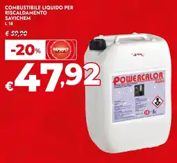 Bennet Combustibile liquido per riscaldamento SAVICHEM offerta
