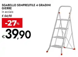 Bennet Sgabello sempreutile 4 gradini gierre offerta