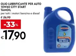 Bennet Olio lubrificante per auto 15W40 city start TAMOIL offerta