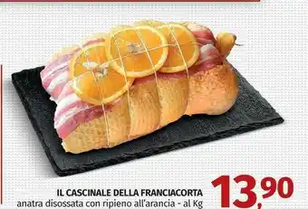 Il cascinale della franciacorta anatra disossata con ripieno all'arancia