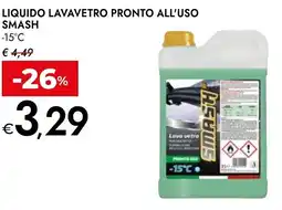 Bennet Liquido lavavetro pronto all'uso SMASH offerta