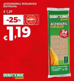 Bennet Accendigrill ecologico DIAVOLINA offerta