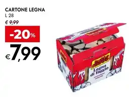 Bennet Cartone legna offerta