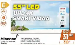 Extracoop Hisense TV LED 55" UHD 4K 55A69Q offerta