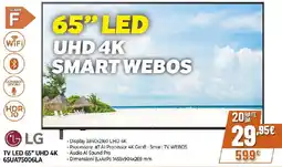 Extracoop LG TV LED 65" UHD 4K 65UA75006LA offerta