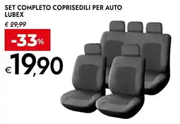 Bennet Set completo coprisedili per auto LUBEX offerta