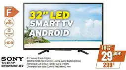 Extracoop SONY TV LED 32" KD32W800P1AEP offerta