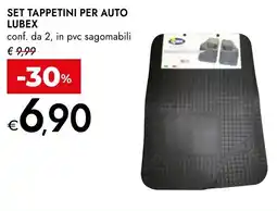 Bennet Set tappetini per auto LUBEX offerta