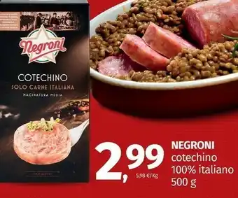 Pam Cotechino 100% italiano offerta