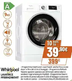 Extracoop Whirlpool LAVATRICE FFBR9629BSVIT offerta