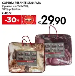 Bennet Coperta pesante stampata offerta