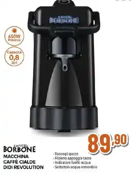 Extracoop BORBONE MACCHINA CAFFÈ CIALDE DIDI REVOLUTION offerta