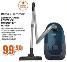 Extracoop Rowenta ASPIRAPOLVERE POWER XXL PARQUET KIT RO3126 offerta