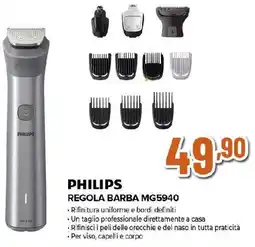 Extracoop PHILIPS REGOLA BARBA MG5940 offerta