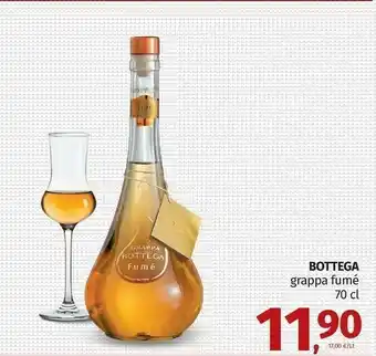 Pam Bottega grappa fumé offerta