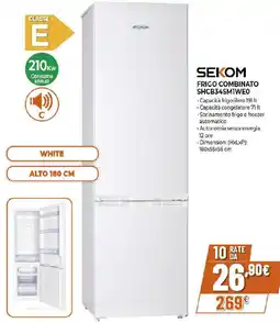 Extracoop SEKOM FRIGO COMBINATO SHCB34SM1WE0 offerta