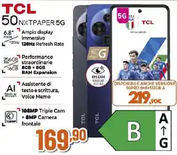 Ipercoop TCL 50 NXTPAPER 5G offerta