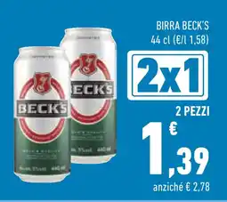 Conad Superstore Birra BECK'S offerta