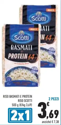Conad Superstore Riso basmati e protein RISO SCOTTI offerta