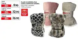 Bennet Plaid o coperta pile coral doppiato sherpa offerta