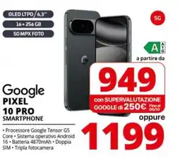 Comet Google PIXEL 10 PRO SMARTPHONE offerta