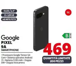 Comet Google PIXEL 9A SMARTPHONE offerta