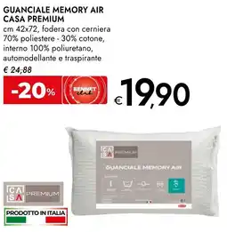 Bennet Guanciale memory air CASA PREMIUM offerta