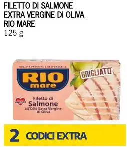 Bennet Filetto di salmone extra vergine di oliva RIO MARE offerta
