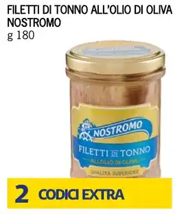 Bennet Filetti di tonno all'olio di oliva NOSTROMO offerta