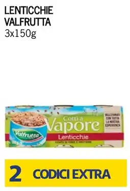Bennet Lenticchie VALFRUTTA offerta