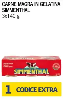 Bennet Carne magra in gelatina SIMMENTHAL offerta