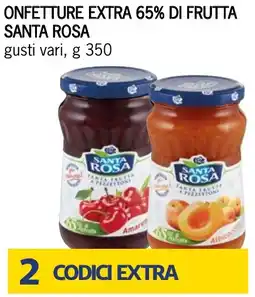 Bennet Onfetture extra 65% di frutta SANTA ROSA offerta