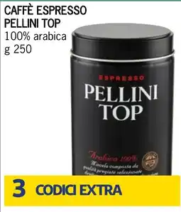 Bennet Caffè espresso PELLINI TOP offerta