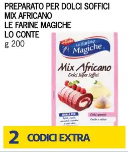 Bennet Preparato per dolci soffici mix africano le farine magiche LO CONTE offerta