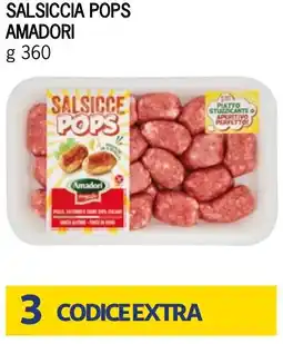 Bennet Salsiccia pops AMADORI offerta