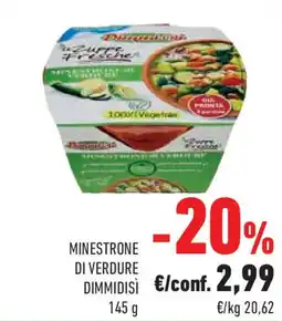 Conad Superstore Minestrone di verdure DIMMIDISÌ offerta