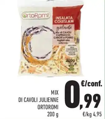 Conad Superstore MIX DI CAVOLI JULIENNE ORTOROMI offerta