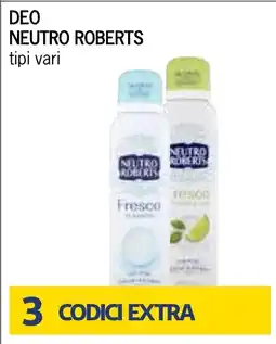Bennet Deo NEUTRO ROBERTS tipi vari offerta