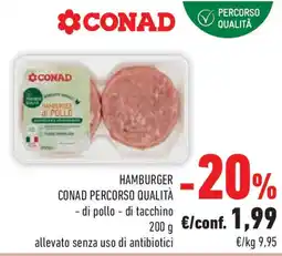 Conad Superstore Hamburger CONAD PERCORSO QUALITÀ offerta