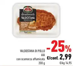 Conad Superstore Valdostana di pollo AIA offerta