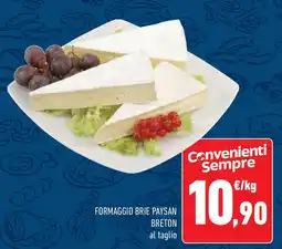 Conad Superstore Formaggio brie paysan BRETON offerta