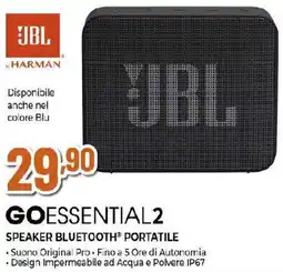 Ipercoop JBL goessential2 speaker bluetooth portatile offerta