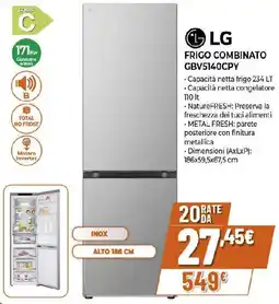 Ipercoop LG FRIGO COMBINATO GBV5140CPY offerta