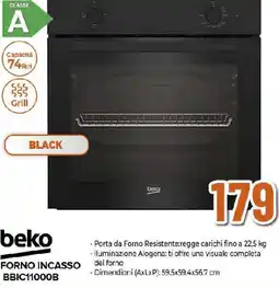 Ipercoop beko FORNO INCASSO BBIC11000B offerta
