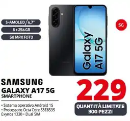Comet SAMSUNG GALAXY A17 5G SMARTPHONE offerta