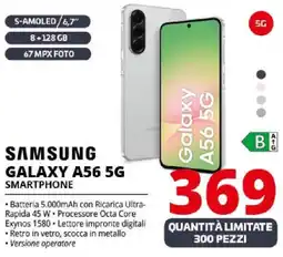 Comet SAMSUNG GALAXY A56 5G 90 SMARTPHONE offerta