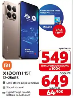 Comet Xiaomi 15T 12+256Gb offerta